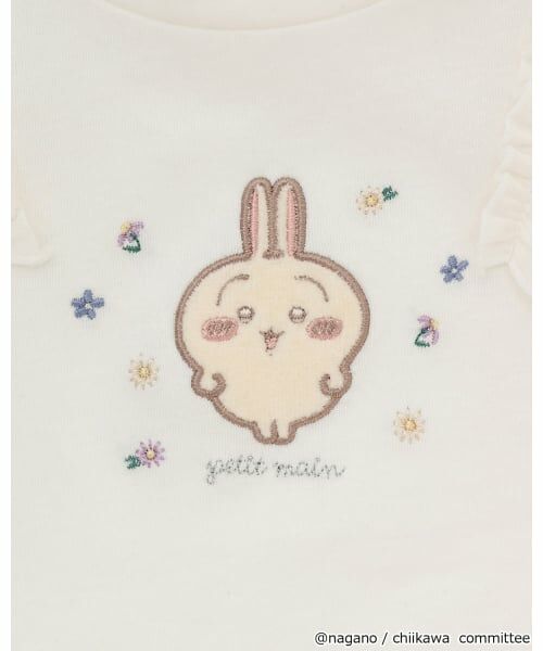 petit main / プティマイン Tシャツ | 【アニメちいかわ】肩フリル長袖Tシャツ | 詳細13