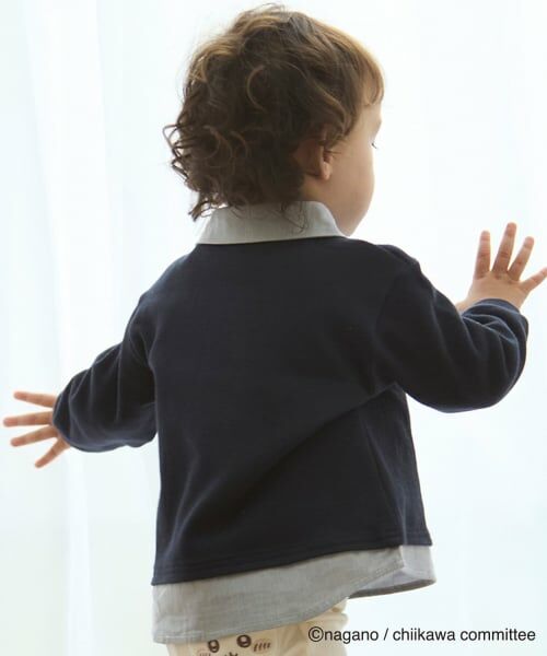 petit main / プティマイン Tシャツ | 【アニメちいかわ】シャツドッキング長袖Tシャツ | 詳細2