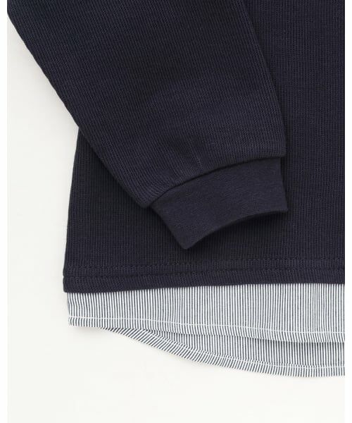 petit main / プティマイン Tシャツ | 【アニメちいかわ】シャツドッキング長袖Tシャツ | 詳細8