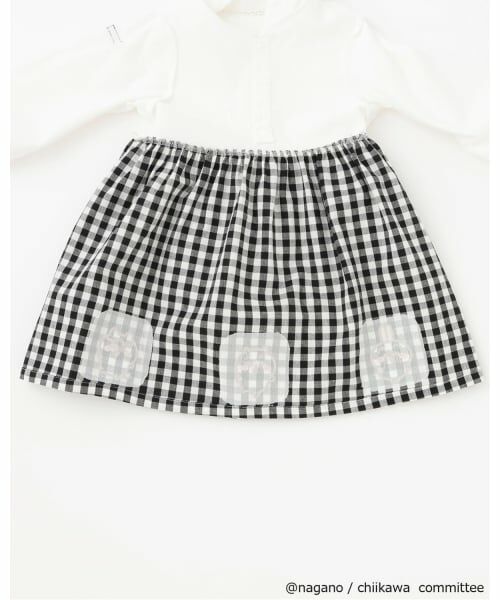 petit main / プティマイン ミニ丈・ひざ丈ワンピース | 【ちいかわ】ドッキングワンピース | 詳細6