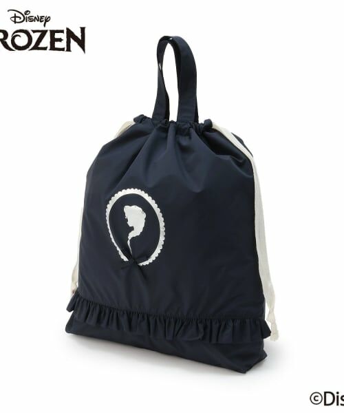 petit main / プティマイン ポーチ | 【Disney】お着替え巾着（紺）