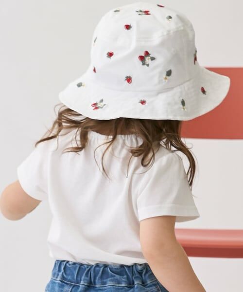 petit main / プティマイン ハット | 【遮熱】刺しゅうバケットハット | 詳細2