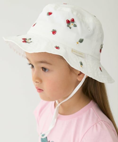 petit main / プティマイン ハット | 【遮熱】刺しゅうバケットハット | 詳細3