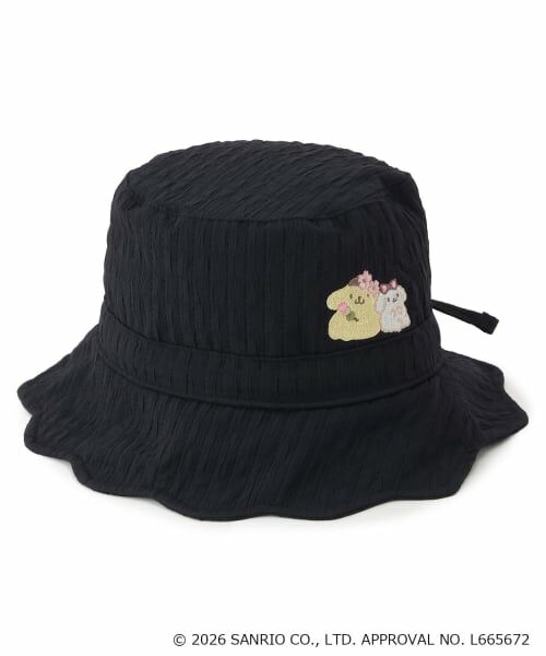 petit main / プティマイン ハット | 【サンリオキャラクターズ】スカラップリボンハット（紺）