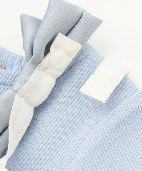 petit main / プティマイン ベビー・キッズウエア | 【リンク】花刺しゅうOPセットアップ | 詳細3
