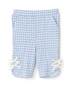 petit main / プティマイン その他パンツ | 【防汚加工/スマイル】7分リボンパンツ