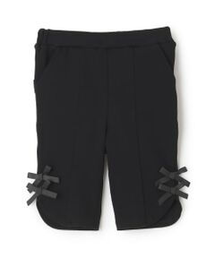 petit main / プティマイン その他パンツ | 【防汚加工/スマイル】7分リボンパンツ