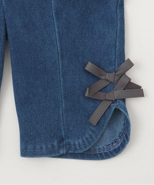 petit main / プティマイン その他パンツ | 【防汚加工/スマイル】7分リボンパンツ | 詳細5