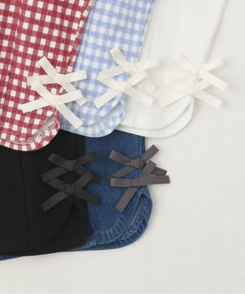 petit main / プティマイン その他パンツ | 【防汚加工/スマイル】7分リボンパンツ | 詳細6