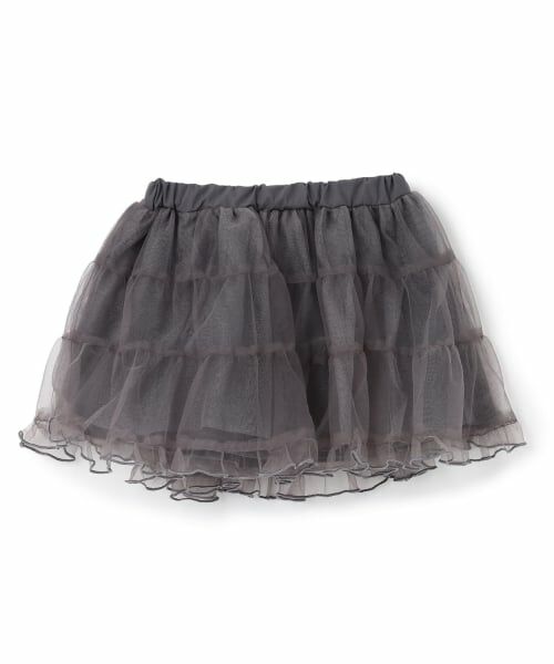 petit main / プティマイン ミニ・ひざ丈スカート | チュールスカート | 詳細1