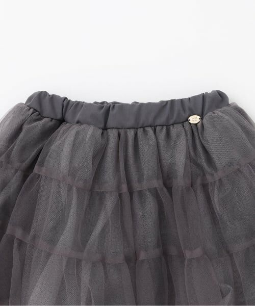 petit main / プティマイン ミニ・ひざ丈スカート | チュールスカート | 詳細2