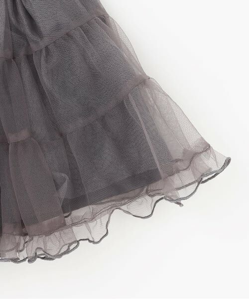 petit main / プティマイン ミニ・ひざ丈スカート | チュールスカート | 詳細3