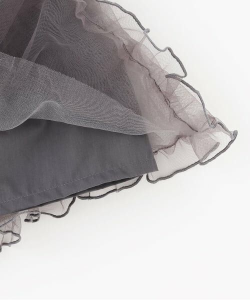 petit main / プティマイン ミニ・ひざ丈スカート | チュールスカート | 詳細4