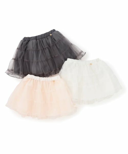 petit main / プティマイン ミニ・ひざ丈スカート | チュールスカート | 詳細6