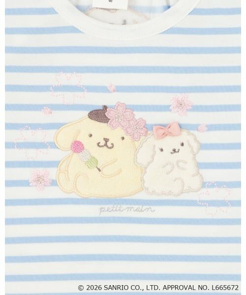 petit main / プティマイン Tシャツ | 【サンリオキャラクターズ】お花見Tシャツ | 詳細13