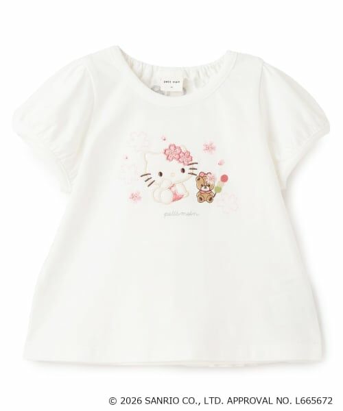 petit main / プティマイン Tシャツ | 【サンリオキャラクターズ】お花見Tシャツ | 詳細8