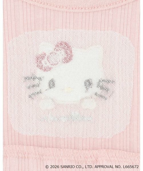 petit main / プティマイン Tシャツ | 【サンリオキャラクターズ】花柄チュールドッキングTシャツ | 詳細10