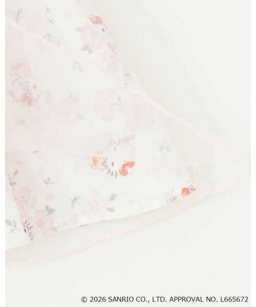 petit main / プティマイン Tシャツ | 【サンリオキャラクターズ】花柄チュールドッキングTシャツ | 詳細13