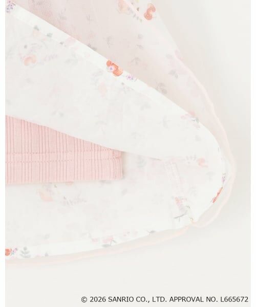 petit main / プティマイン Tシャツ | 【サンリオキャラクターズ】花柄チュールドッキングTシャツ | 詳細14