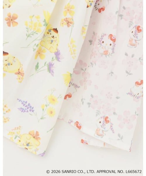 petit main / プティマイン Tシャツ | 【サンリオキャラクターズ】花柄チュールドッキングTシャツ | 詳細15