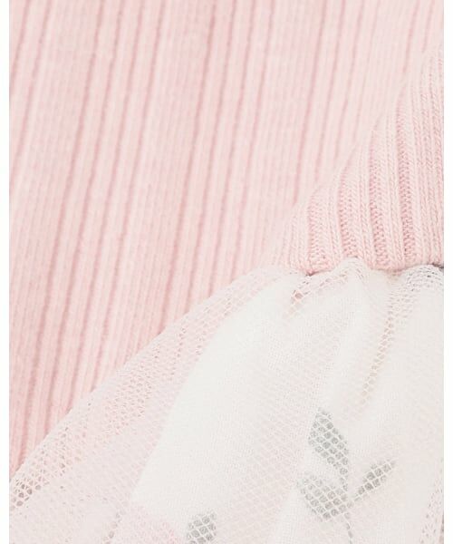 petit main / プティマイン Tシャツ | 【サンリオキャラクターズ】花柄チュールドッキングTシャツ | 詳細16