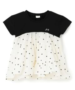 petit main / プティマイン Tシャツ | 【リンク】ドッキングティアードTシャツ