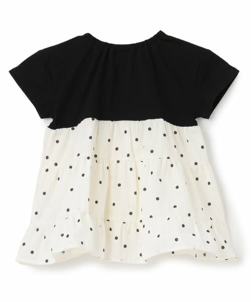 petit main / プティマイン Tシャツ | 【リンク】ドッキングティアードTシャツ | 詳細1