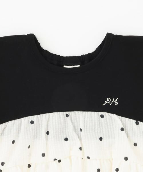 petit main / プティマイン Tシャツ | 【リンク】ドッキングティアードTシャツ | 詳細9