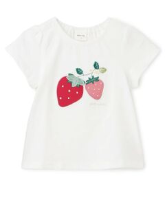 petit main / プティマイン Tシャツ | アップリケアソートTシャツ
