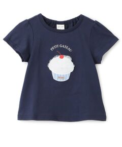 petit main / プティマイン Tシャツ | アップリケアソートTシャツ