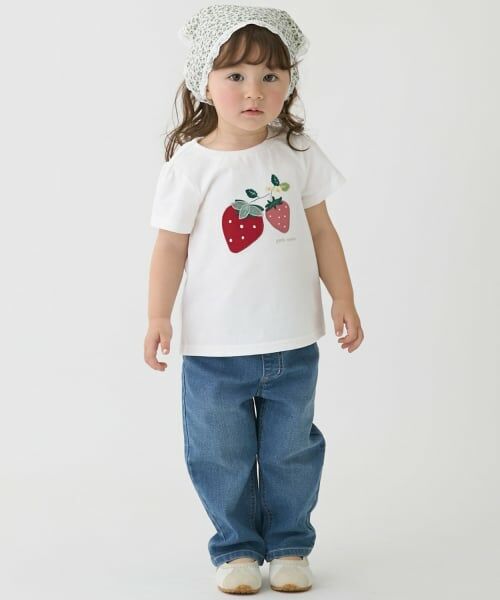 petit main / プティマイン Tシャツ | アップリケアソートTシャツ | 詳細11