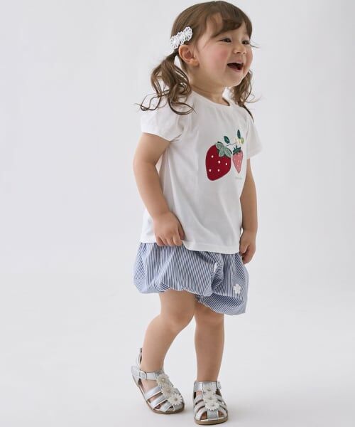 petit main / プティマイン Tシャツ | アップリケアソートTシャツ | 詳細12