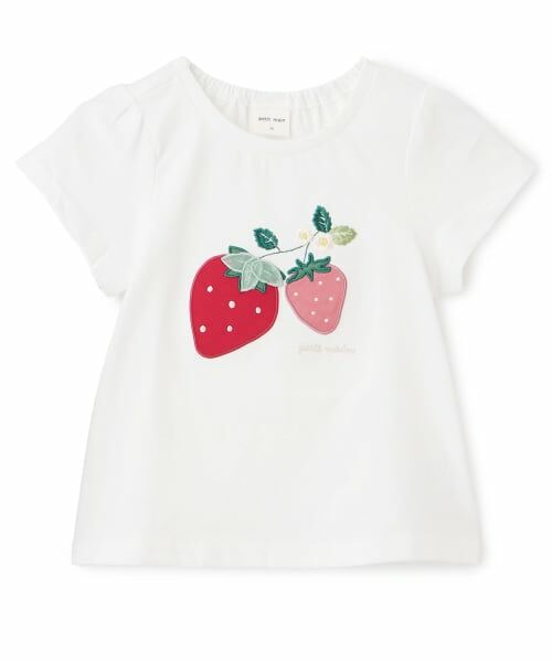 petit main / プティマイン Tシャツ | アップリケアソートTシャツ | 詳細15