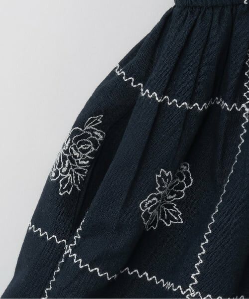 petit main / プティマイン ミニ丈・ひざ丈ワンピース | 【リンク】インド綿刺しゅうワンピース | 詳細4