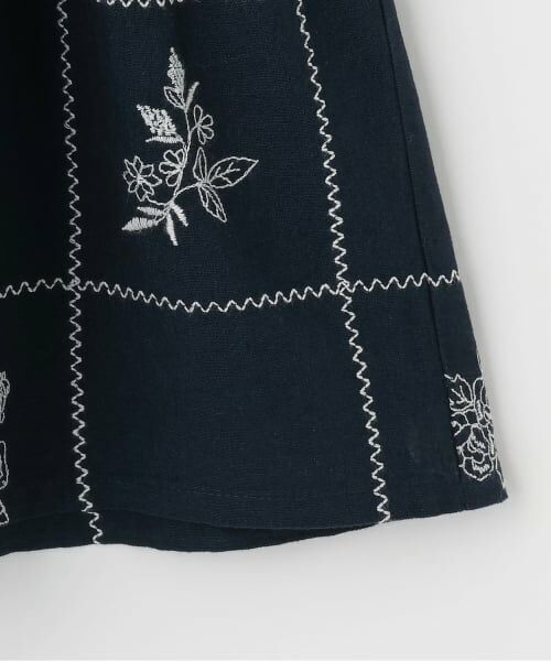 petit main / プティマイン ミニ丈・ひざ丈ワンピース | 【リンク】インド綿刺しゅうワンピース | 詳細5