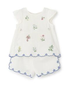 petit main / プティマイン Tシャツ | 【リンク】インド綿刺しゅうセットアップ