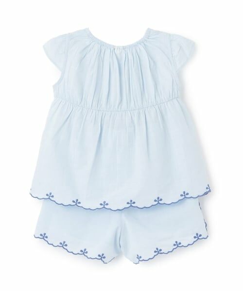 petit main / プティマイン Tシャツ | 【リンク】インド綿刺しゅうセットアップ | 詳細1