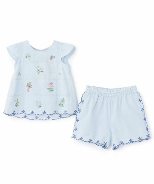 petit main / プティマイン その他トップス | 【リンク】インド綿刺しゅうセットアップ | 詳細12