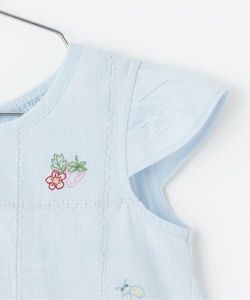 petit main / プティマイン Tシャツ | 【リンク】インド綿刺しゅうセットアップ | 詳細4