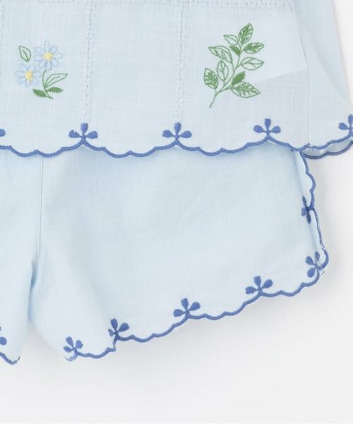 petit main / プティマイン Tシャツ | 【リンク】インド綿刺しゅうセットアップ | 詳細7
