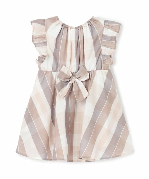 petit main / プティマイン ミニ丈・ひざ丈ワンピース | 【リンク】チェックフレアワンピース | 詳細1