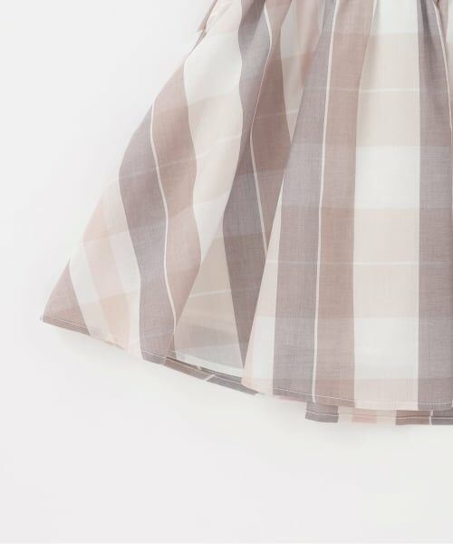petit main / プティマイン ミニ丈・ひざ丈ワンピース | 【リンク】チェックフレアワンピース | 詳細5