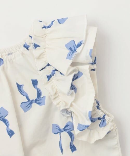 petit main / プティマイン Tシャツ | リボン総柄セットアップ | 詳細4