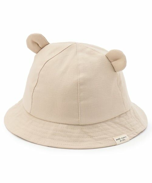 petit main / プティマイン ベビー・キッズグッズ | 【UV】アニマルハット（ベージュ）