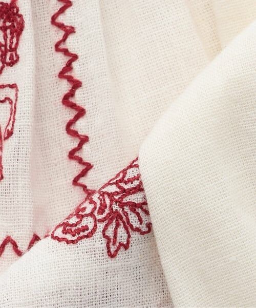 petit main / プティマイン ベビー・キッズウエア | 【リンク】インド綿モチーフ刺しゅうOPセットアップ | 詳細8