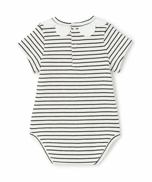 petit main / プティマイン ロンパース | 半袖スカラップロンパース | 詳細1