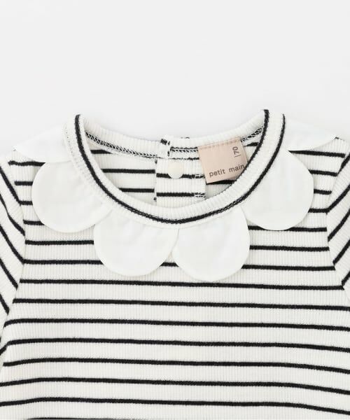 petit main / プティマイン ロンパース | 半袖スカラップロンパース | 詳細2