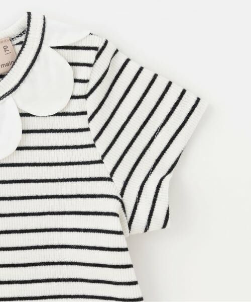 petit main / プティマイン ロンパース | 半袖スカラップロンパース | 詳細4