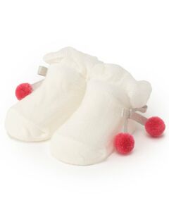 petit main / プティマイン ベビー・キッズウエア | Wぽんぽんカップソックス