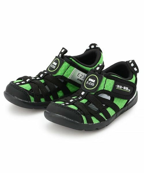 petit main / プティマイン サンダル | IFME×TRAIN サマーシューズ_山手線（グリーン）